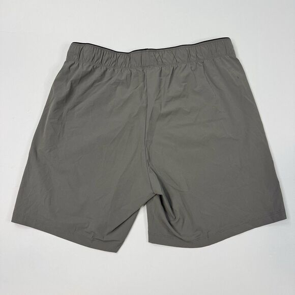 NOBULL Mens Performance Workout Shorts Gray Athletic Gym Outdoors Size M - Picture 2 of 7
